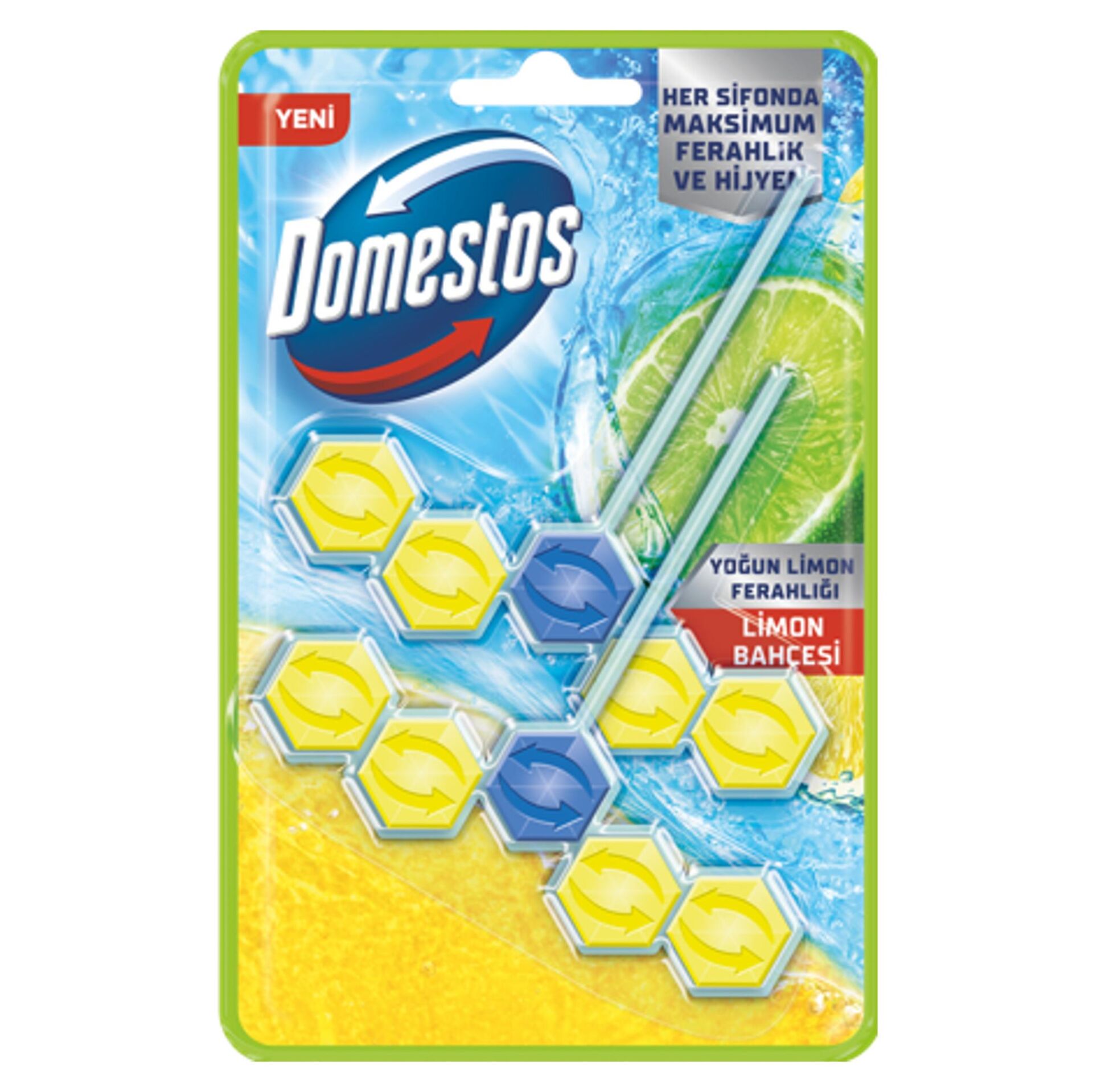 DOMESTOS WC BLOK İKİLİ LİMON BAHÇESİ 2*50 G.
