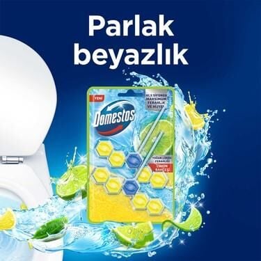 DOMESTOS WC BLOK İKİLİ LİMON BAHÇESİ 2*50 G.