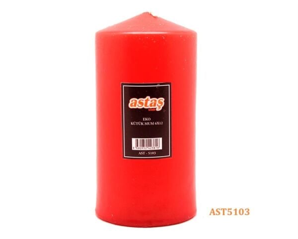 ASTAŞ KÜTÜK MUM 6*12 KIRMIZI AST-5103 & GÜMÜŞ