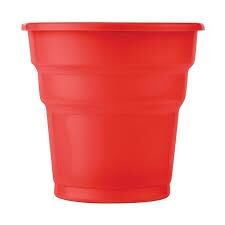 PARTI BARDAK PLASTIK KIRMIZI PK 25 LI
