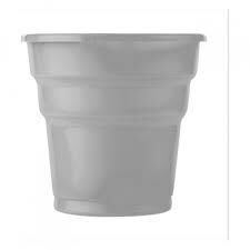 PARTI BARDAK PLASTIK GRİ & GÜMÜŞ PK 25 LI