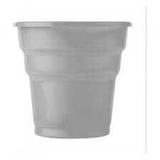 PARTI BARDAK PLASTIK GRİ & GÜMÜŞ PK 25 LI