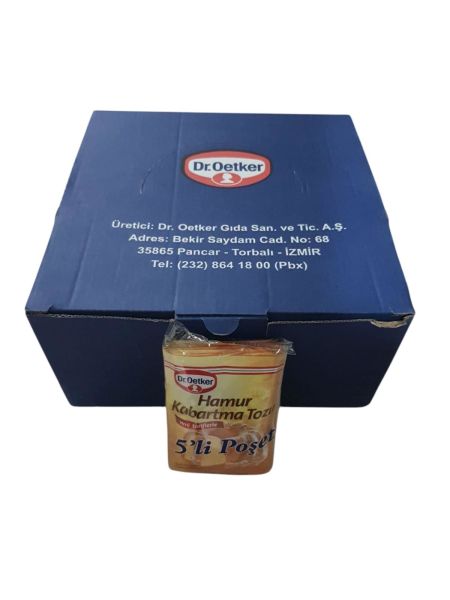 DR OETKER HAMUR KABARTMA TOZU 1 KUTU = 150 PK ( 30*5 Lİ PK ) 1 PK:10 G.