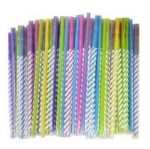 JELATİN SARGILI RENKLİ DÜZ (KÖRÜKSÜZ) FROZEN PİPET 100 LÜ 22 CM MERT