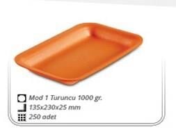 MOD 1 TURUNCU KÖPÜK KAP 250 LI PAKET ERZE
