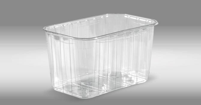 ŞALE 1000 cc KAPAKSIZ (MEYVE KABI) PK: 100 AD LARPLAST